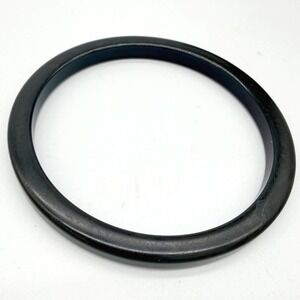 Vintage Retro Forest Green Bakelite Bangle Bracelet Tested Simichrome 7.75"